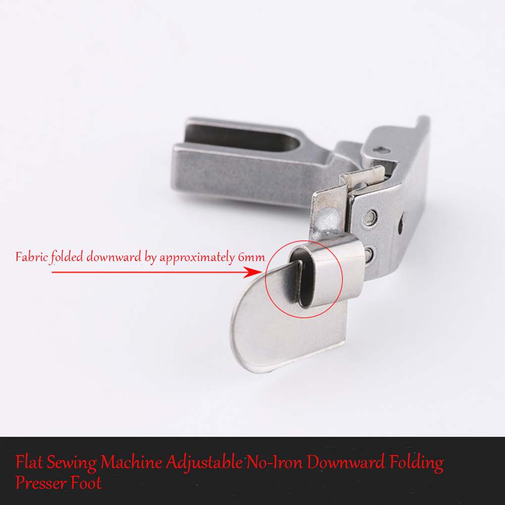 Textile Sewing Machine - Platte naaimachine zonder strijken, neerklappende persvoet,