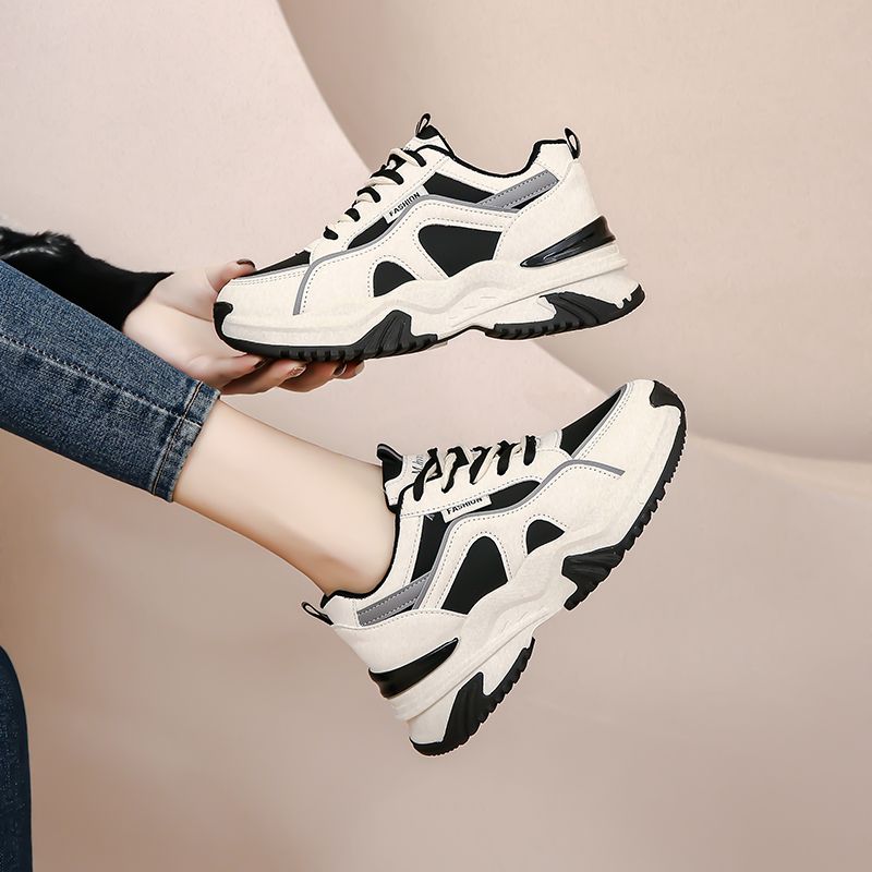 Sewing Latex - Damessneakers met dikke zool Hoogteverhogend met
