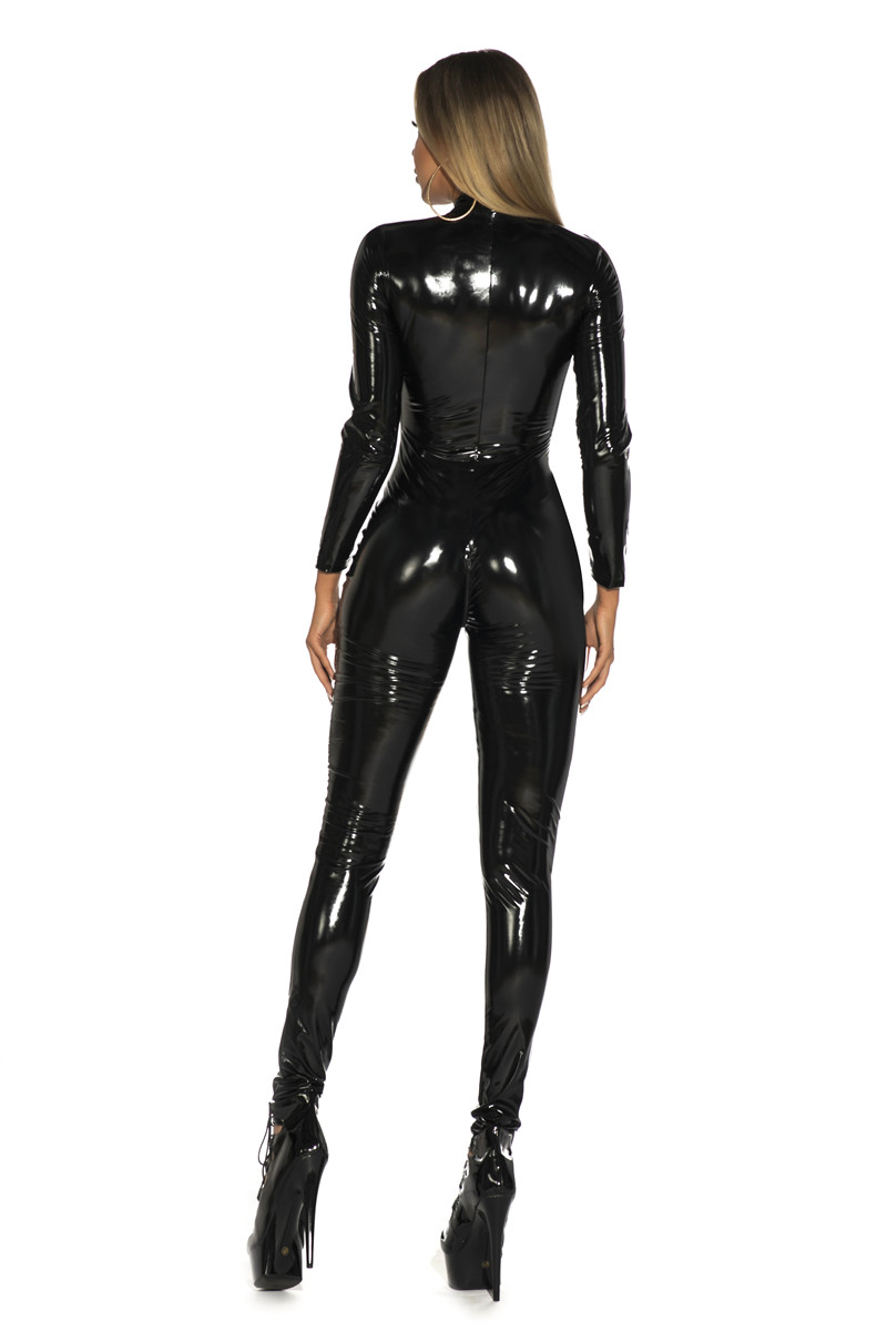 Vrouwen Sexy Glanzend PU Kunst - Sewing Latex recensie en prijs