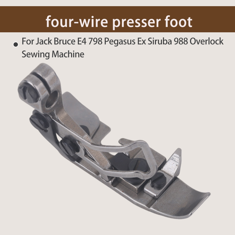1 STUKS Vierdraads Persvoet Or - Textile Sewing Machine recensie en prijs